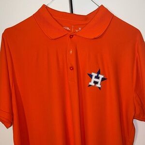 Houston Astros Orange Polo XL, Antigua